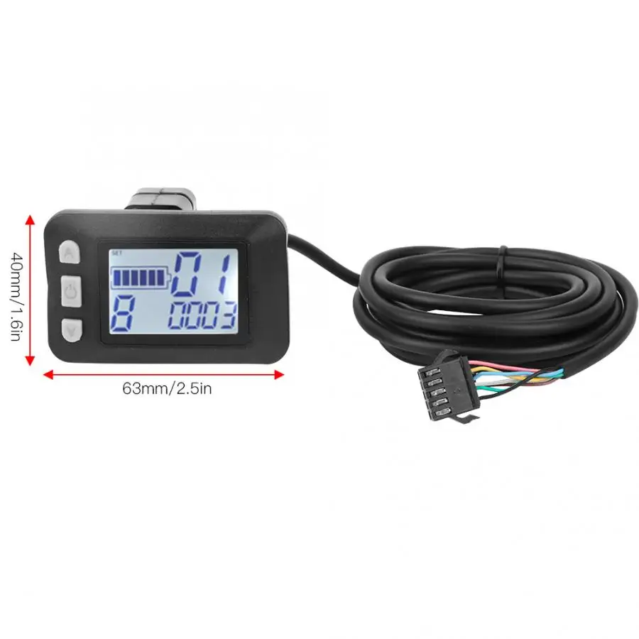 Excellent 36V 350W Electric Bicycle Brushless Controller Motor Scooter E-bike Controller Kit with LCD Display 7 Excellent 36V 350W Electric Bicycle Brushless Controller Motor Scooter E-bike Controller Kit with LCD Display 7