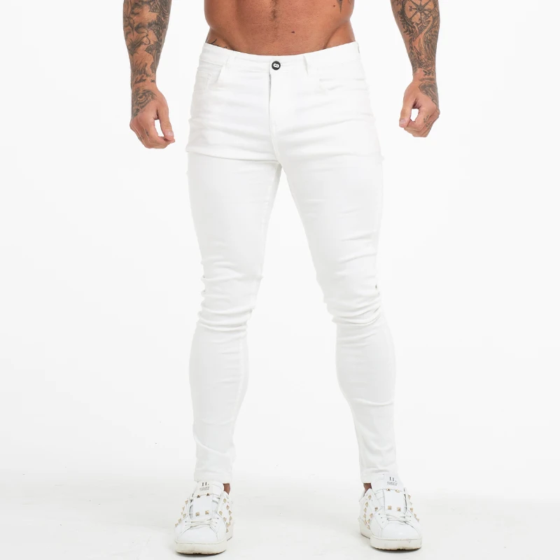 cotton jeans white