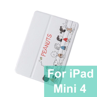 Мультфильм Искусственная кожа Чехол Чехлы для iPad air 3/Mini 5 Capa para ультратонкая мягкая термополиуретановая накладка на заднюю панель для iPad 2/3/4 Air 1/2 coque - Цвет: For IPad mini 4