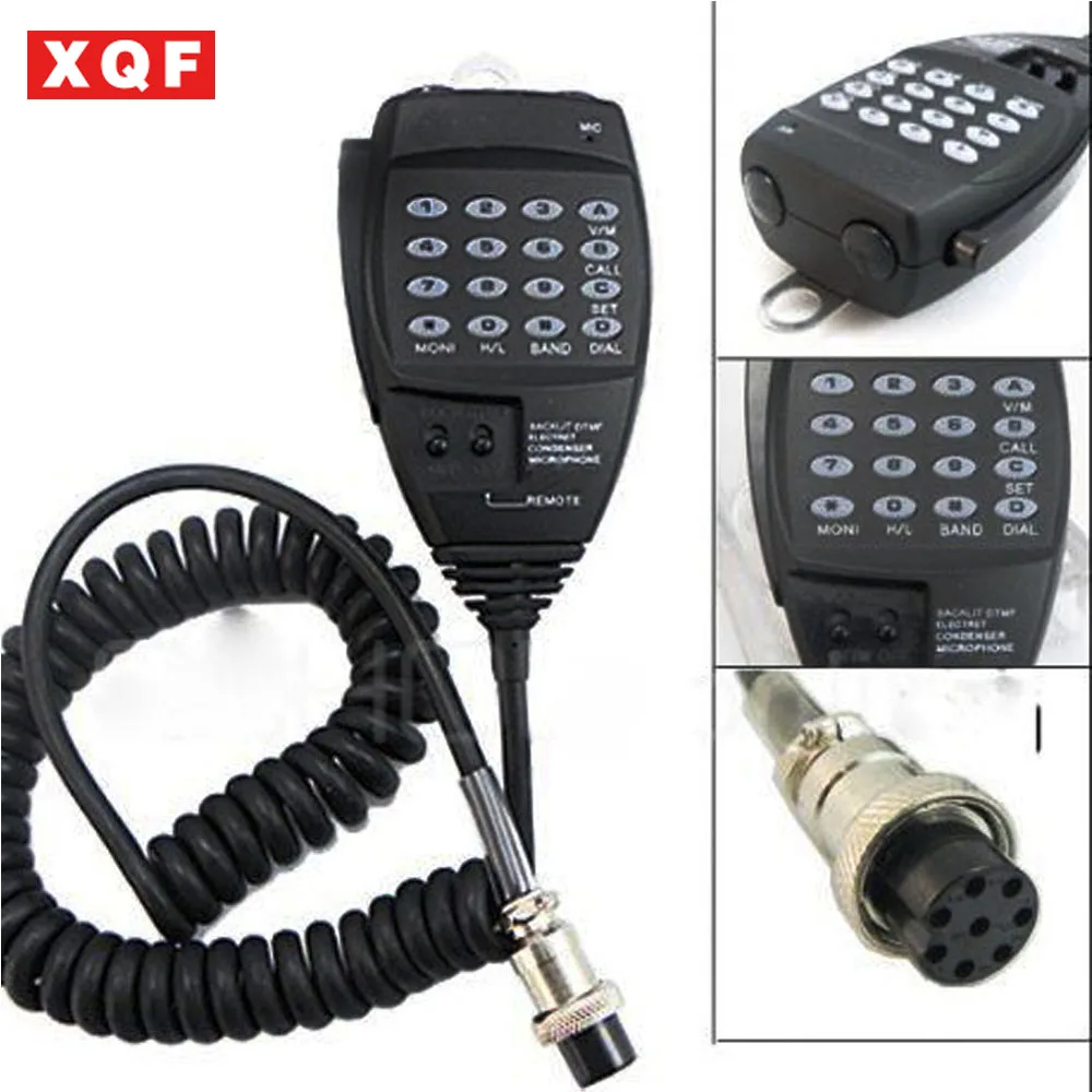 XQF DTMF динамик микрофон EMS-57 для Alinco DR135 DR235 DR425 DR635 DR435 DR06T радио | Мобильные телефоны и
