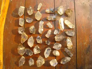 

40 RARE Tibetan skeletal WATER DROP quartz Crystal Terminating Specimen