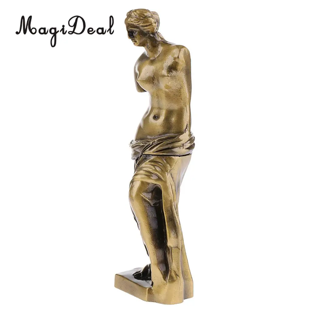 Venus Statue Model Semi Figure Sculpture Metal Handcrafts Church Decor