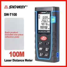 Лазер sndway измеритель расстояния дальномер электронная лента Trena линейка тестер Ручной инструмент устройство сборка 40 м 60 м 80 м 100 м
