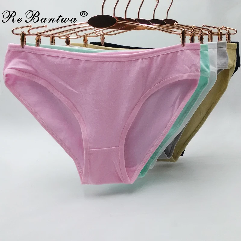 Rebantwa Wholesale Cotton Panties 10pcs/Lot New Arrival 2018 Good