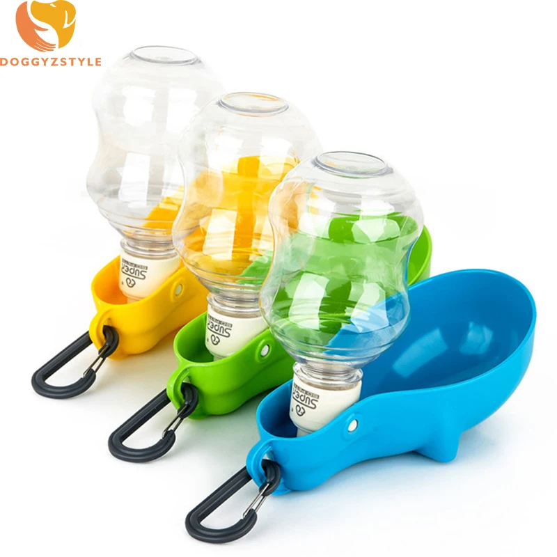 250ml Portable Pet Dog Drinking Water Bottles Travel Foldable Fountain
