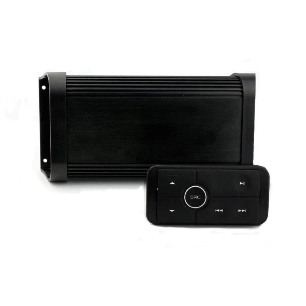 US $135.99 500W 4 Channel Bluetooth Marine Motorcycle Amplifier Boat Audio Car Stereo 4 Heavy Duty Waterproof Boat Marine Box Speakers