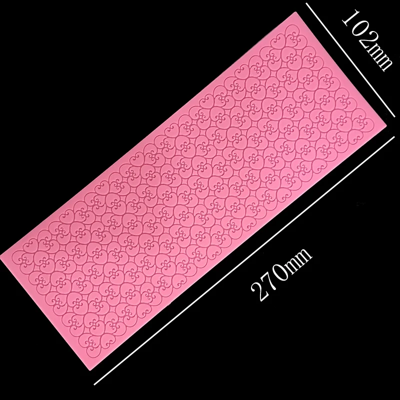 Minsunbak кружева силиконовые формы Сахар ремесло помадка коврик для края торта украшения инструменты