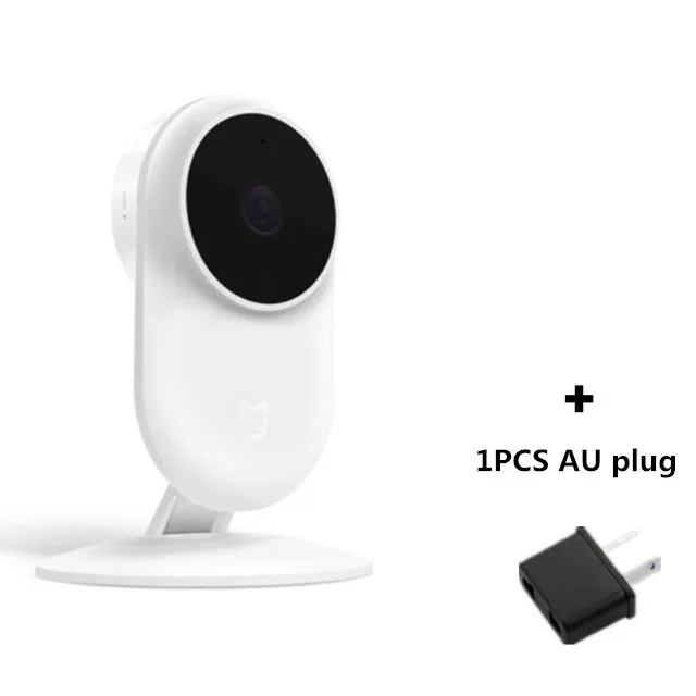 Xiaomi Mijia 1080P IP камера 130 градусов FOV ночное видение 2,4 ГГц двухдиапазонный WiFi Xiaomi домашний комплект монитор безопасности - Цветной: Add EU plug