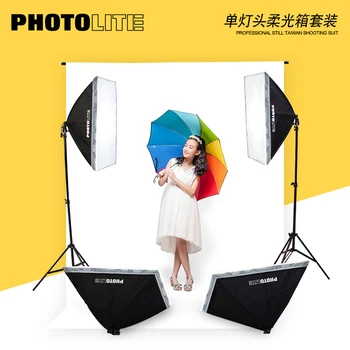 

single Light SoftBox kit Photographic Lamp kit Clothing Constant Light kit