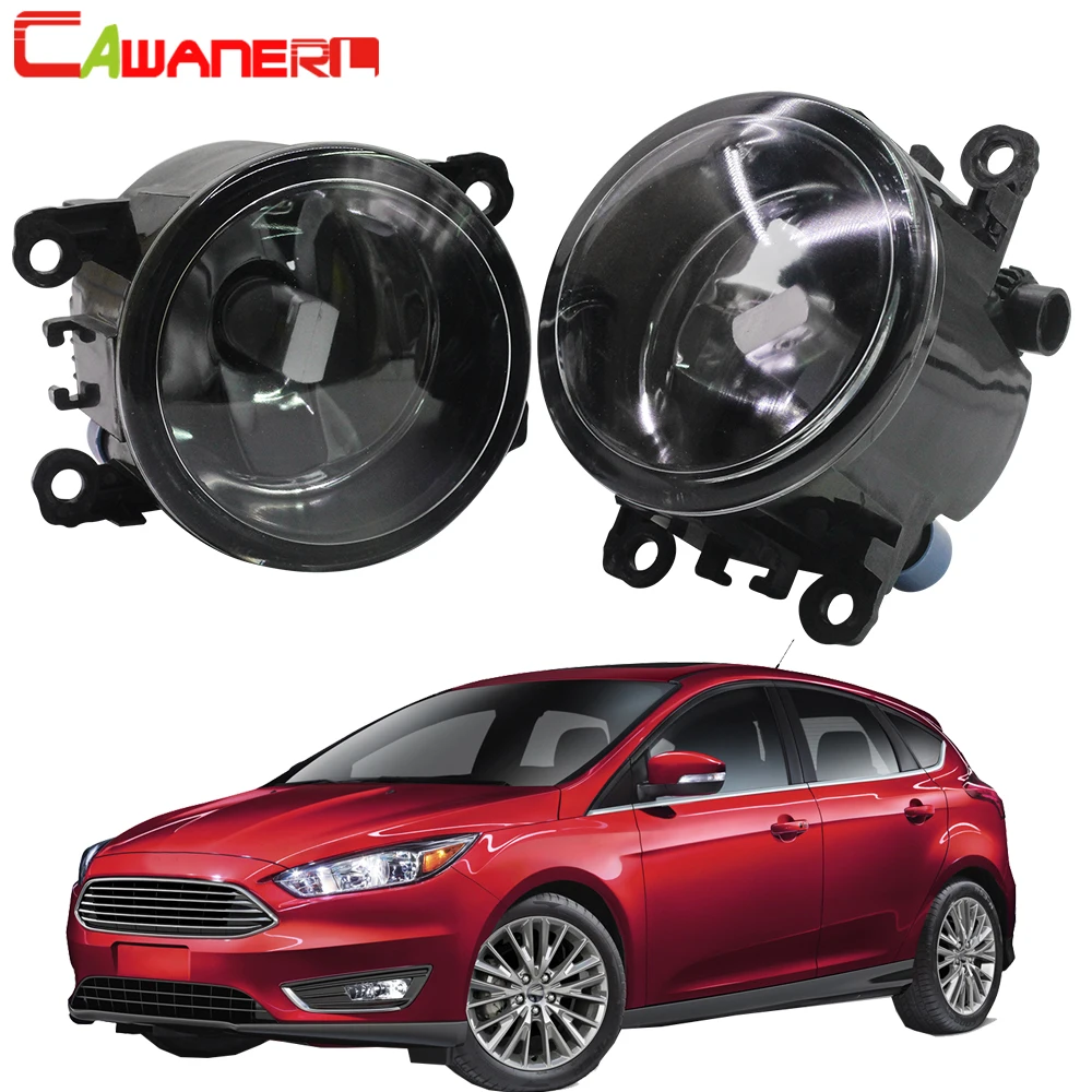 

Cawanerl For 2004-2015 Ford Focus MK2 MK3 Car Fog Light Assembly Lampshade + H11 LED / Halogen Lamp DRL 12V Accessories