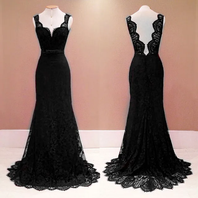 black gown design 2018