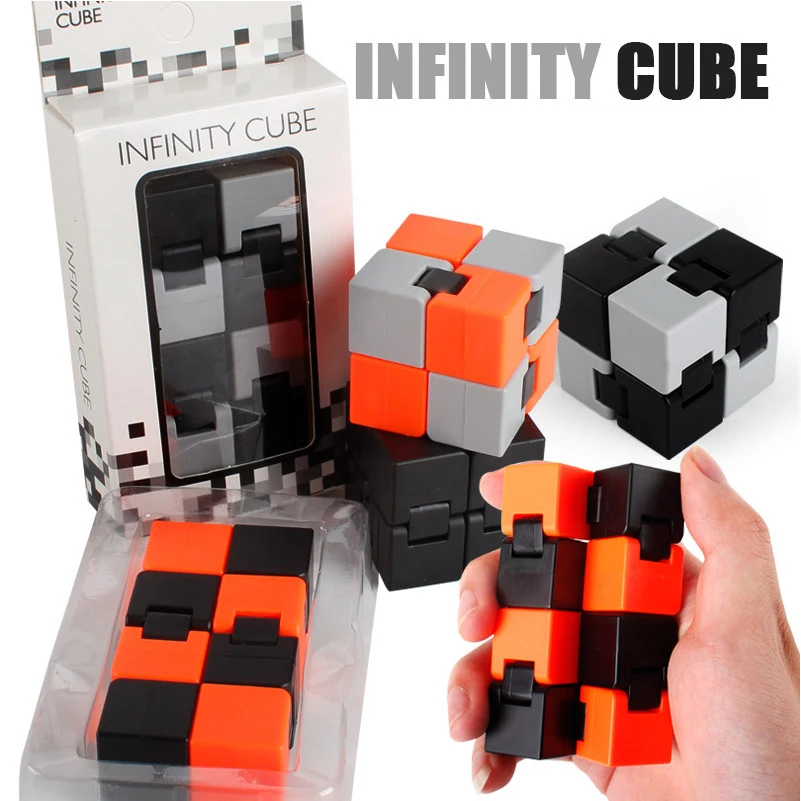 

New Deformation Cube Toys 2x2 Flip Magic Cubes Anxiety Stress Relief Anti-stress Cubic Toy for Adults Kids