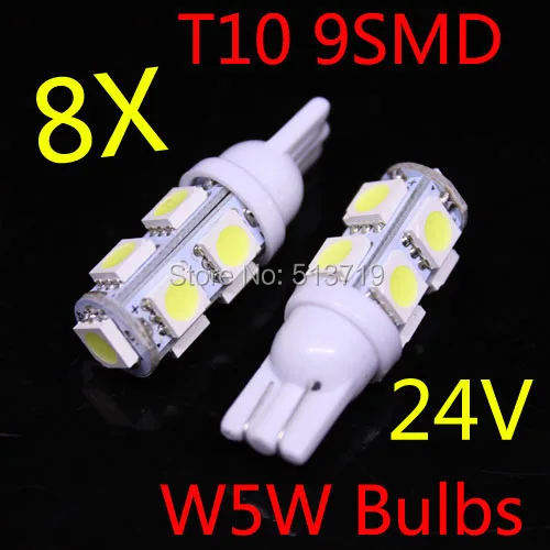 t10 9smd 5050 8x