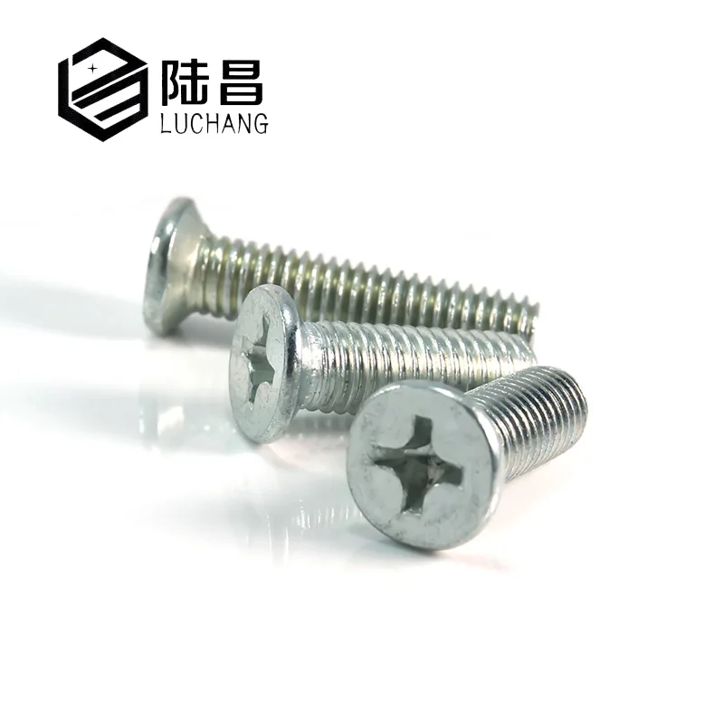 

luchang M4 M5 4.8 Galvanized Countersunk Pan Cap Head Philips Micro Machine Screw