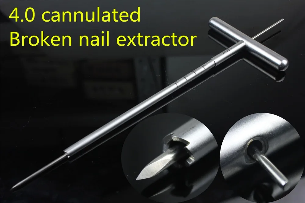 Médicaux Orthopédiques Instrument 4.0 Canule Ongle Cassé Extracteur