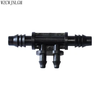 

Irrigation 8 mm / 1/4 Mini Drip Hose Tee 3/8 "(3/8") and 4/7 mm (1/4 ") 25pcs