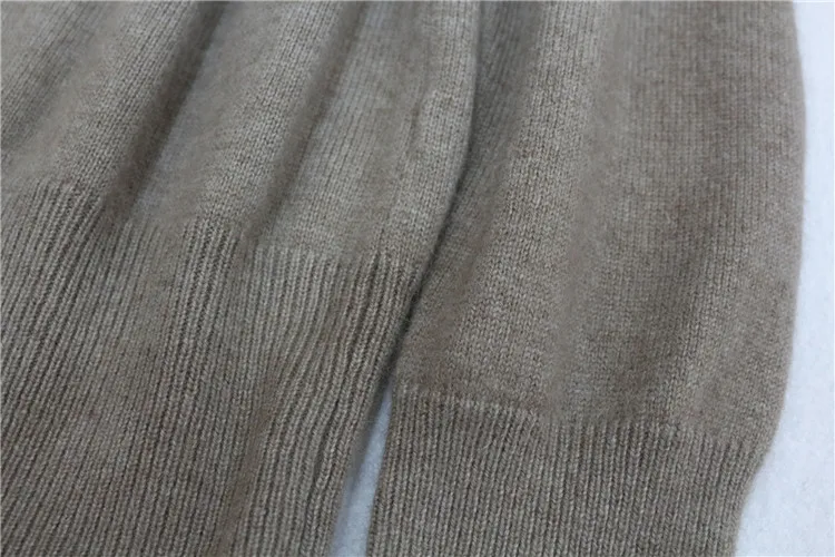 Распродажа, шерсть, весна г. вязаный Костюм Бархатный свитер с высоким воротником+ кашемировые брюки из норки комплект из двух предметов для отдыха