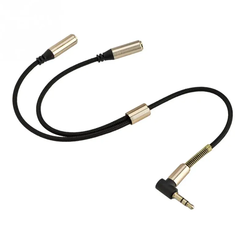 

VBESTLIFE 3.5mm Audio Splitter Cable Computer Jack 3.5mm 1 Male to 2 Female Mic Y Splitter AUX Cable Headset Splitter Adapter