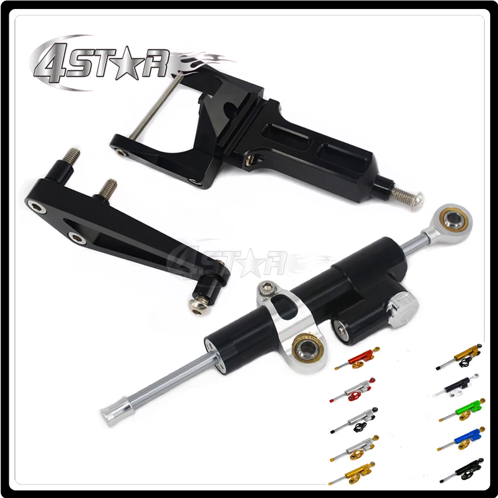 

CNC Motorcycle Steering Damper Stabilizer & Bracket For HONDA CB1300 2003 2004 2005 2006 2007 2008 2009 2010 2011 03-11