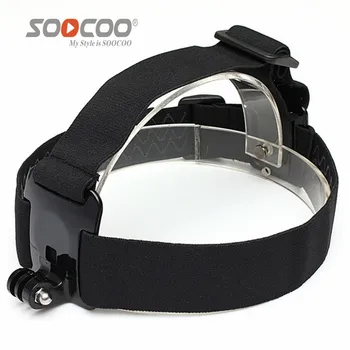 

New Arrival Action Camera Black Elastic Head strap mount For Gopro Hero4/3/2/1 Xiaoyi 4K Camera Harness Go Pro Accessor