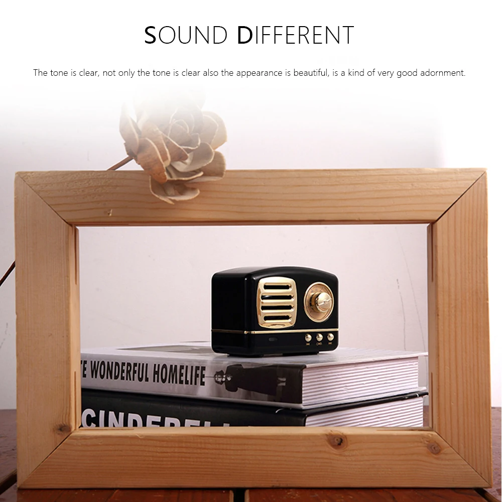 HM11 Retro Bluetooth Speaker Vintage Wireless Stereo Speaker Mini Outdoor Altavoz With Mic AUX Portable Handsfree Car Mp3 Player (17)