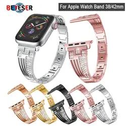 Силиконовый ремешок для apple watch band 42 мм/38 мм iwatch 4/3 Band 44 мм/40 мм спортивный браслет резиновый ремешок для часов apple watch 4 3 2 1