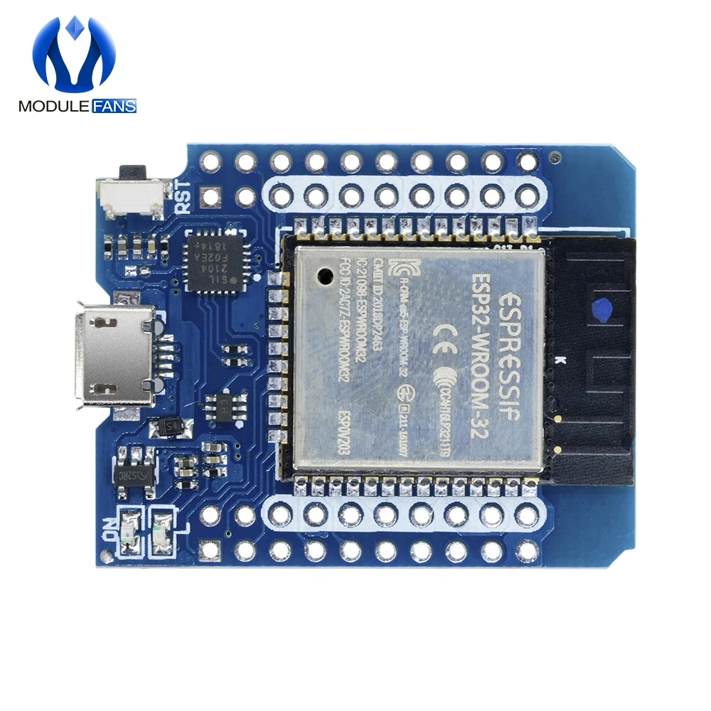 Для Wemos MINI D1 ESP32 ESP-32S Беспроводной Wi-Fi Bluetooth BLE для Wemos D1 Mini Esp8266 CP2102 модуль с контактами