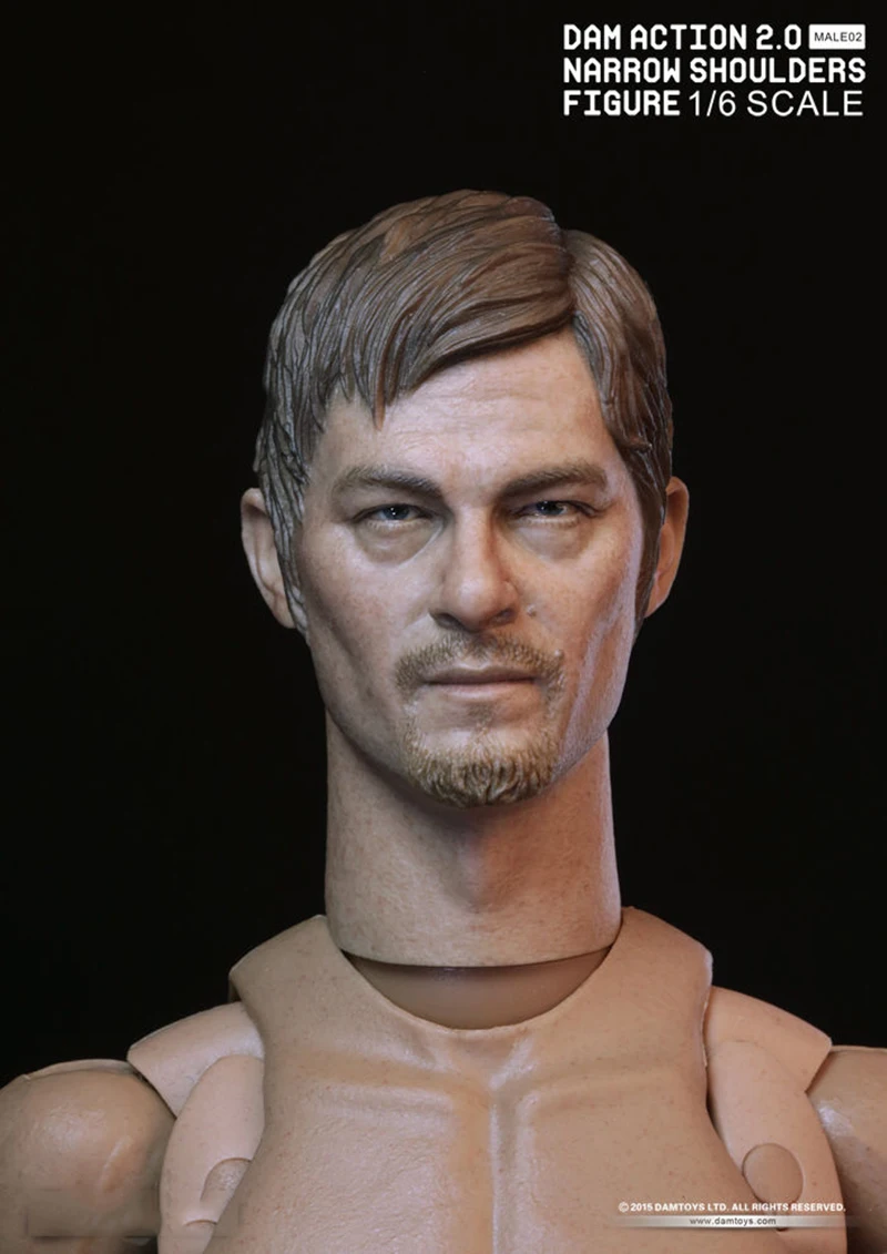 1:6 весы телесный тело и голова узкие плечи фигурку мужской с головой MALE02|Игровые
