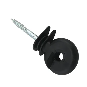 

50PCs Wood Post Screw-In Ring Electric Fence Insulators - Lanstar