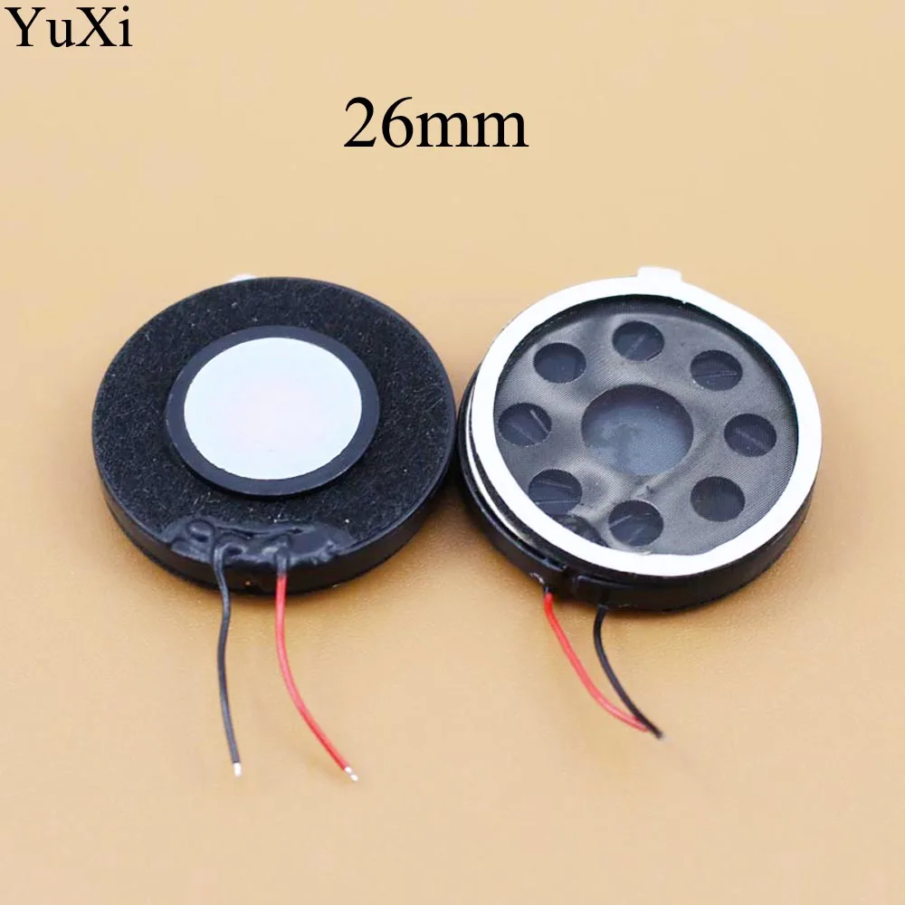 YuXi Round Loud speaker ringer buzzer microphone replacement parts for cell phone. 26mmin