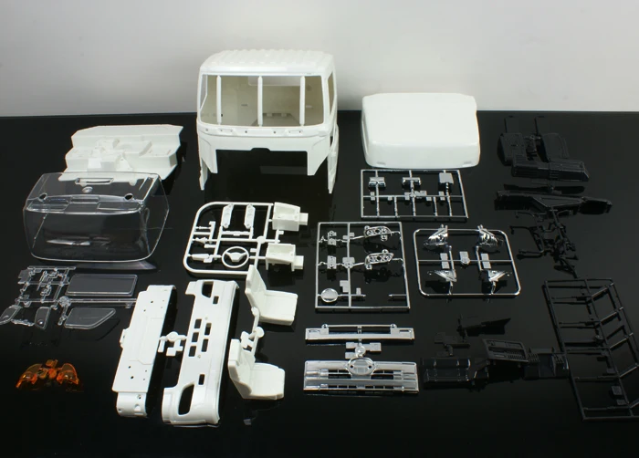 Tractors trailer hino700 car Body shell cab Kits for 1/14