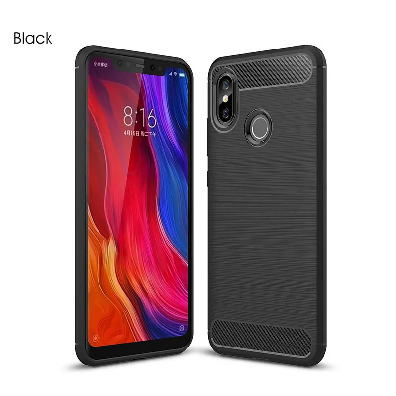 carbon fiber silicone case xiaomi mi 8 se (14)