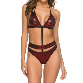 

Women Bikini Set Sexy Bandage Push-up Padded Bra Swimsuit Bathing Set Swimwear Bikini High Waist Swimsuit Maio Feminino Praia