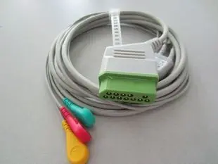 

NIHON KOHDEN one-piece 3ld ecg cable ,snap