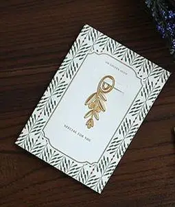 1 шт. горячий творческая жизнь прекрасный корейский мини открытки набор полые металлические закладки животных листья Закладка для книг - Цвет: H