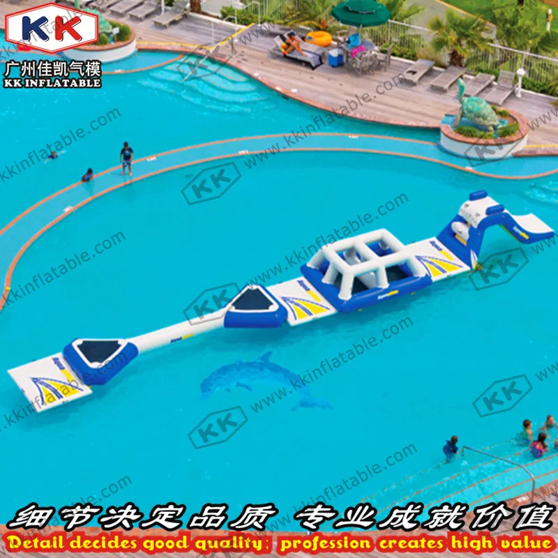 

Swimming Pool Floating Water Obstacle Games Giant Inflatable Water Park