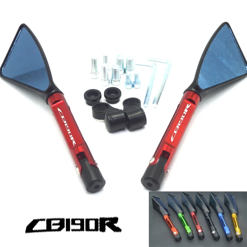 

Universal Motorcycle mirror CNC side Rearview For HONDA CB190 CB190R CB190F CB190X