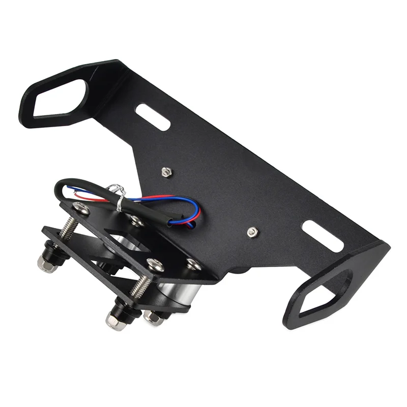 H2CNC Rear Tail Tidy Fender Eliminator Registration Plate Holder LED License Plate Light Lamp For Kawasaki Z800 Z 800 2013-2016