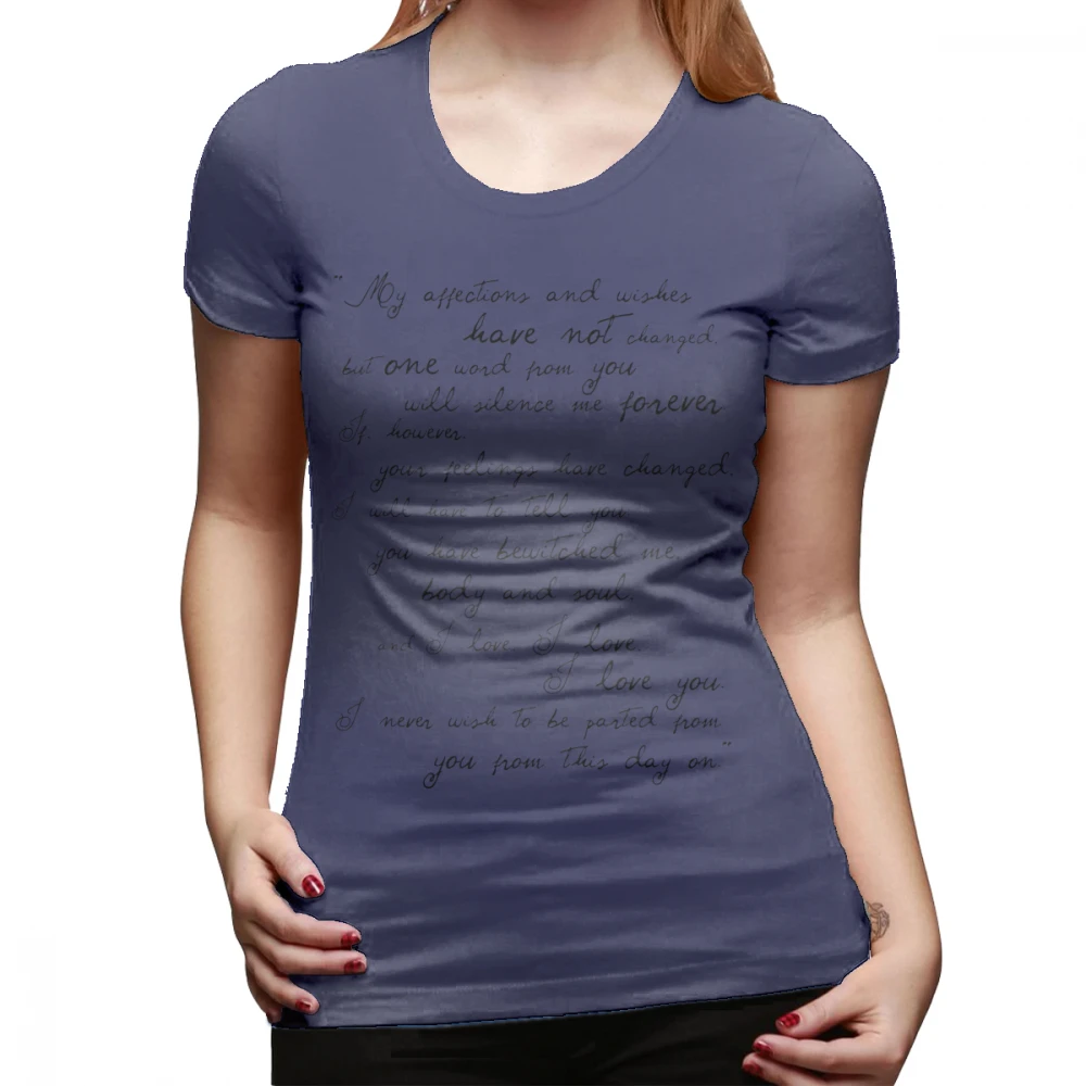 Джейн Остен футболка прайд и предубеждение Дарси черная Цитата футболка большая простая женская футболка уличная одежда темно-синяя женская футболка - Цвет: Тёмно-синий