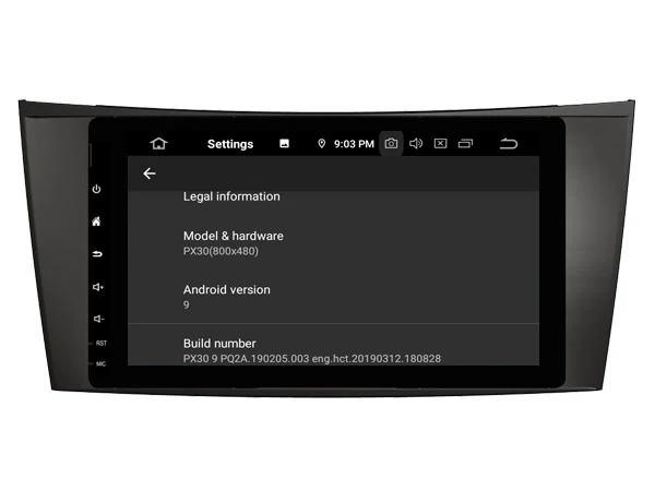 Sale WITSON 8 inch Android 9.0 CAR DVD PLAYER for BENZ E-CLASS W211 G-Class W463 CLS W219 AUTO STEREO RADIO+DVR/WIFI+DSP+DAB+OBD+TPMS 3