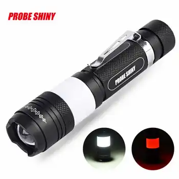 

Tactical Zoomable XML T6 LED Military Flashlight Torch Light Lamp laser pointer powerful led flashlight 18650 #4S18