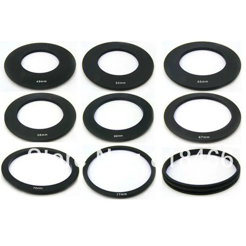 Square Filter Adapter Ring Domestic Square Filter Rings 9pcs 49 52 55
