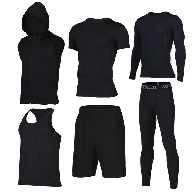Quick Dry Men’s Compression Sportswear Sets - Image 3