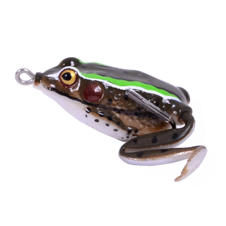 

Simulation Ray Frog 40mm 6.0g Water Soft Fishing Lures Bait PVC Isca Artificial Bait With 3D Eyes Trulinoya