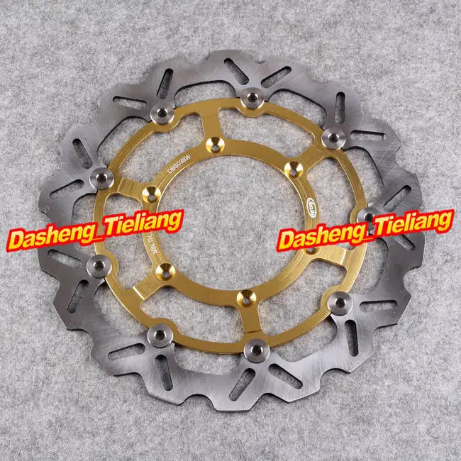 

Stainless Steel Front Brake Disc Rotor For Suzuki DRZ SM 400 2005 2006 2007 2008 2009, Gold Color, Motorcycle Spare Parts