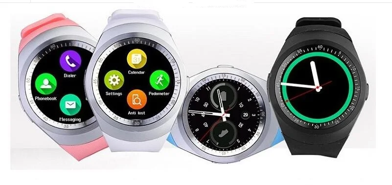 

Languages Men Women Android IOS Smart Watch With Camera Touch Screen Support SIM TF Phone Card Bluetooth Clock Anti-lost