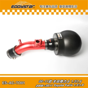 

EDDYSTAR Bomb High Flow Carbon fiber air intake Filter SYSTEM with Fixed Clamps for Toyota Yaris 1.3\1.6