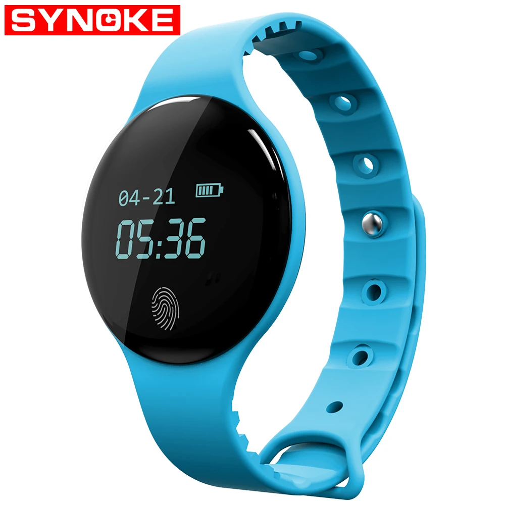 Synoke Смарт спортивные часы цифровые для женщин леди монитор сердечного ритма Водонепроницаемый Relogio Inteligente для Android IOS Android Reloj