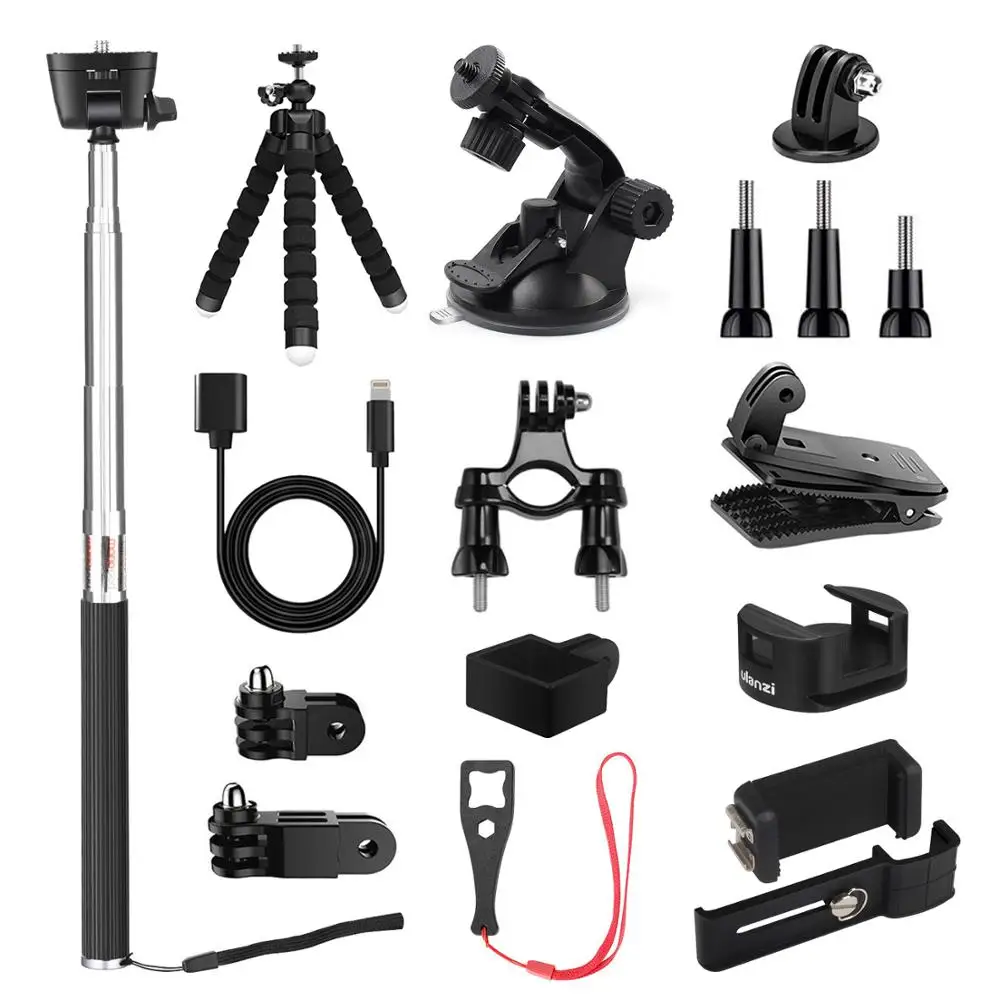 

KIWI dessigAccessories for DJI Osmo Pocket, Expansion Kit | Mounts | Backpack Clip | Tripod | Phone Holder | WiFi Tripod Adapter