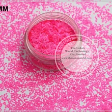 Tcf502 неоновый Шокирующий Розовый Цвета 1.0 мм Размер устойчивы к воздействию растворителей блеск для ногтей Книги по искусству лака для ногтей или другие украшения DIY